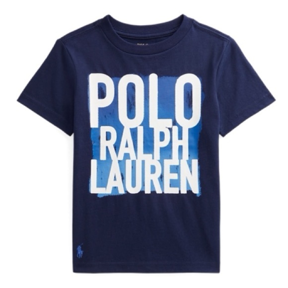 Polo Ralph Lauren Colour-Changing 100% Cotton Navy Blue Tee Size Large - Picture 1 of 8